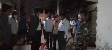 SDM Manish Kumar visited mahavir muhalla